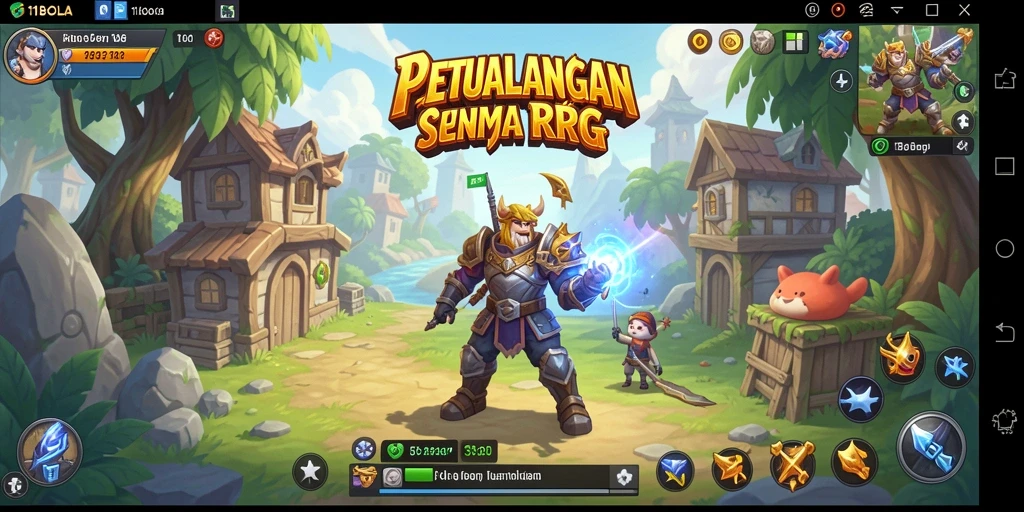 Tangkapan layar utama <strong>11BOLA</strong> menampilkan pertempuran intens dalam dunia RPG yang menakjubkan.