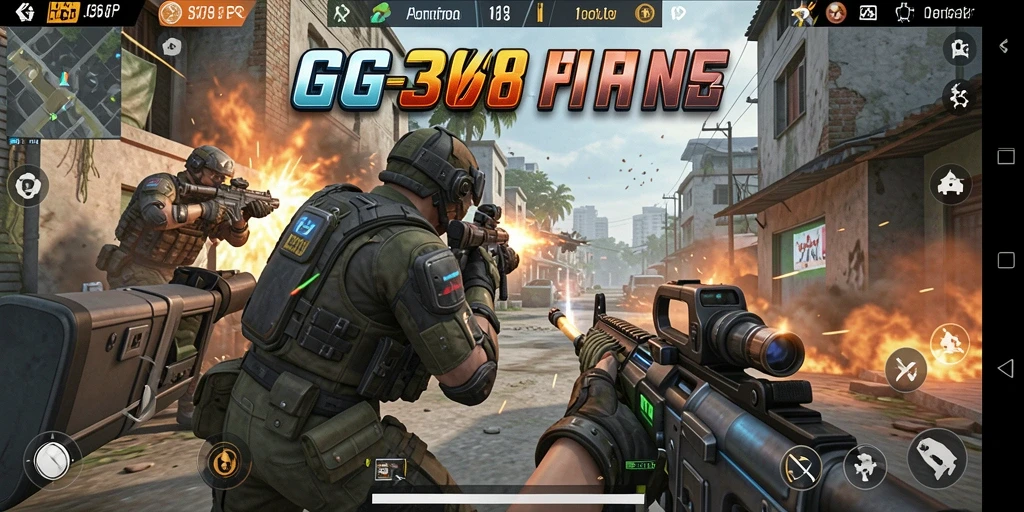 Gameplay GG368 yang intens dan seru dalam mode FPS.
