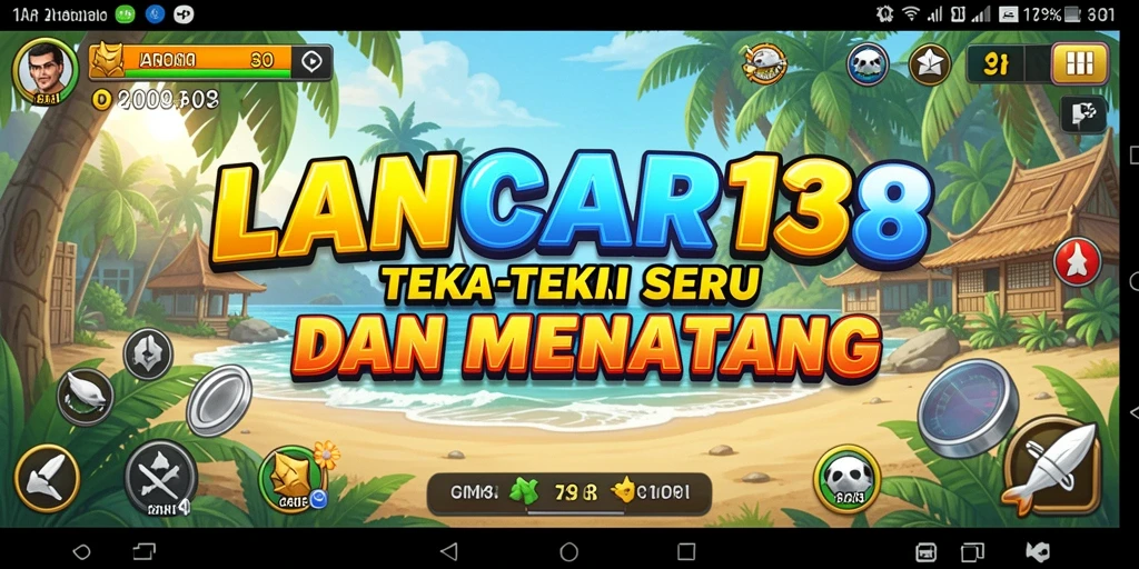 Tangkapan layar menunjukkan gameplay menantang dari LANCAR138 yang penuh teka-teki.