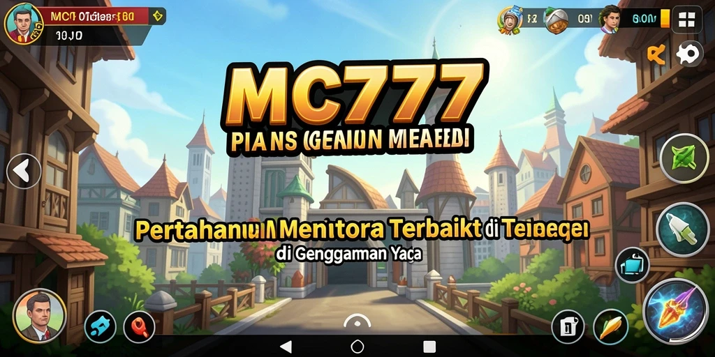 Tangkapan layar MC777 yang menunjukkan aksi pertahanan menara yang seru.