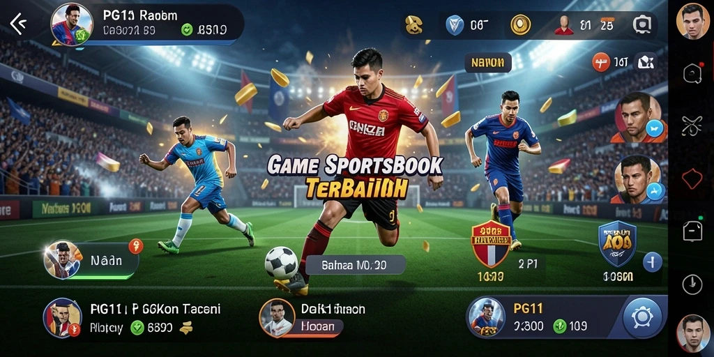Tampilan menarik dari gameplay Sportsbook di PG11.