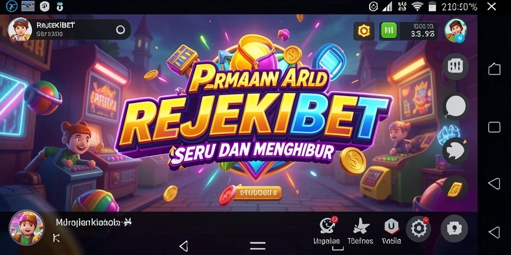 Tampilan gameplay seru dalam REJEKIBET menunjukkan aksi cepat dan tantangan menarik.