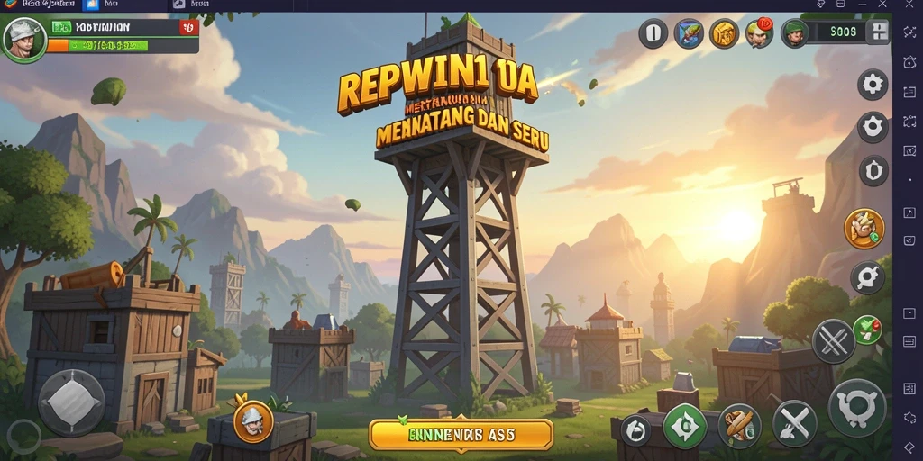 Tangkap momen seru dalam gameplay Tower Defense RPWIN1.
