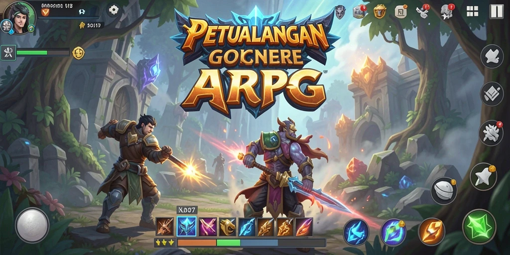 Tampilan aksi seru dan pertempuran epik dalam V87.
