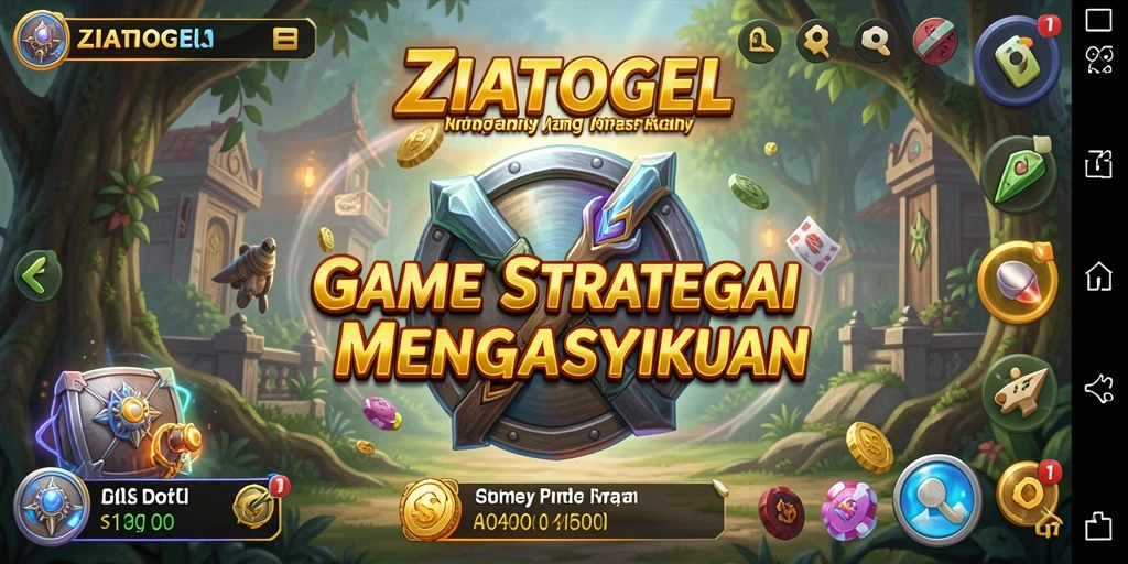 Tampilan menarik gameplay ZIATOGEL dalam aksi strategi.